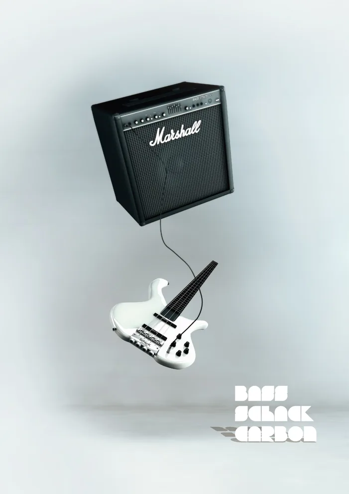 Rendu 3D d'une basse