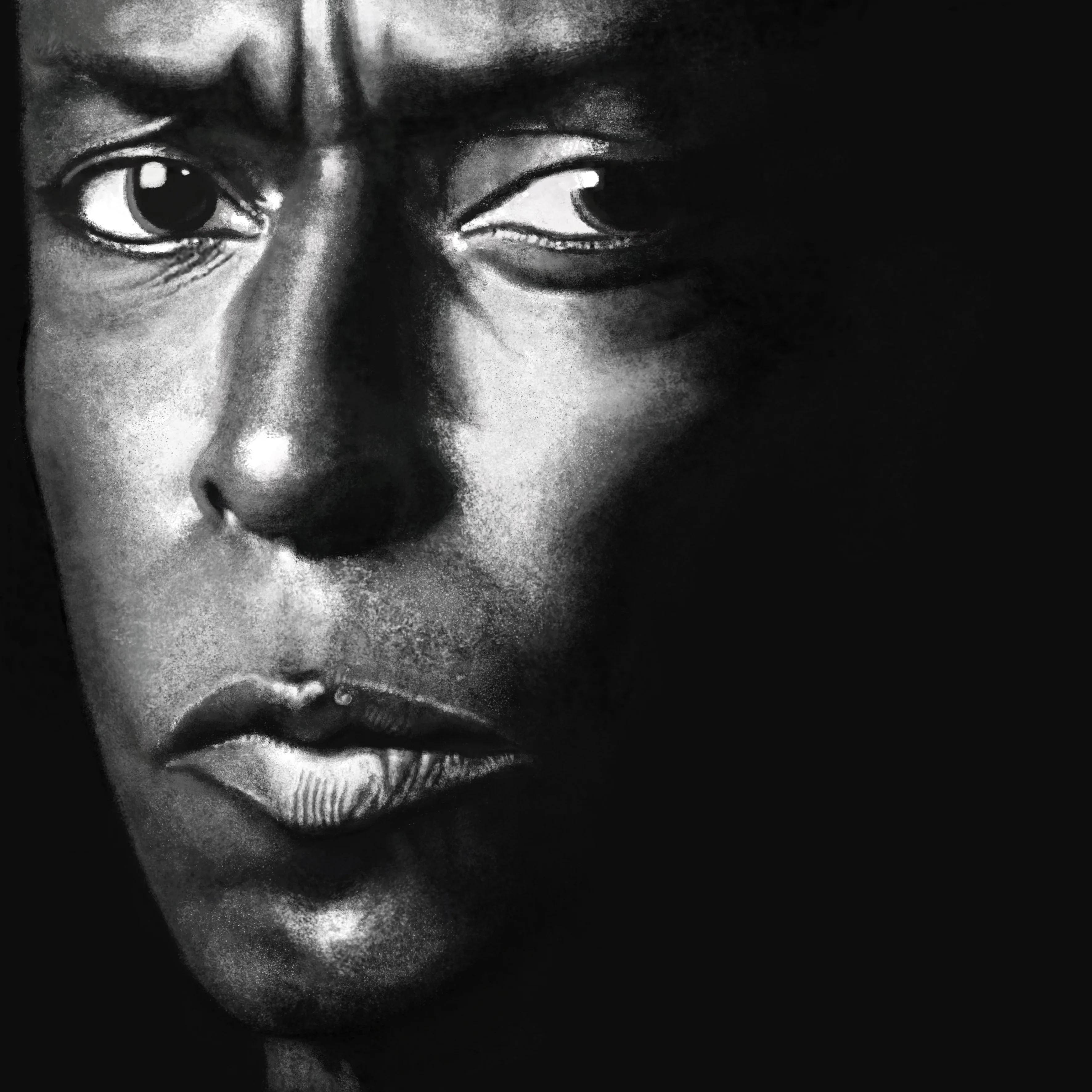 Portrait coloré de la série Miles II