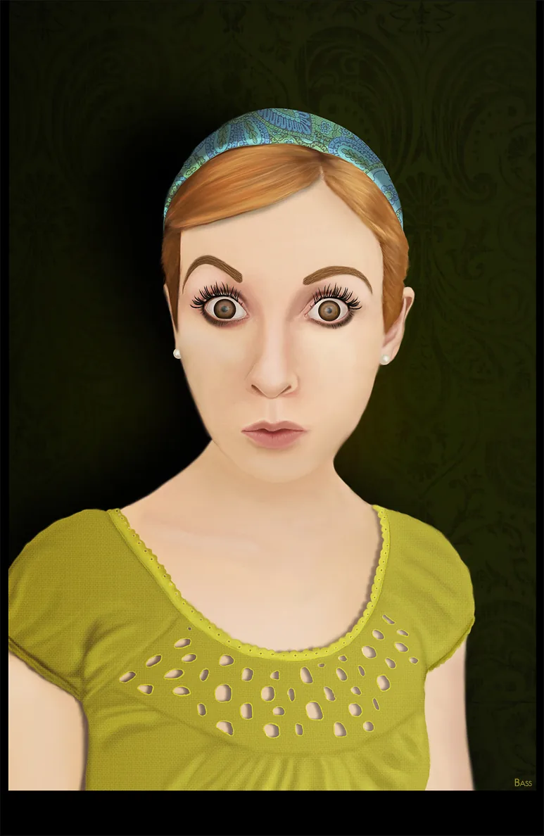 Peinture digitale Miss